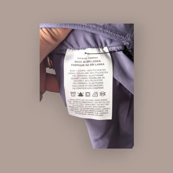 Nike One Dri-FIT Ultra High Waisted 3" Training Shorts Daybreak Purple Small NWT - Picture 8 of 14